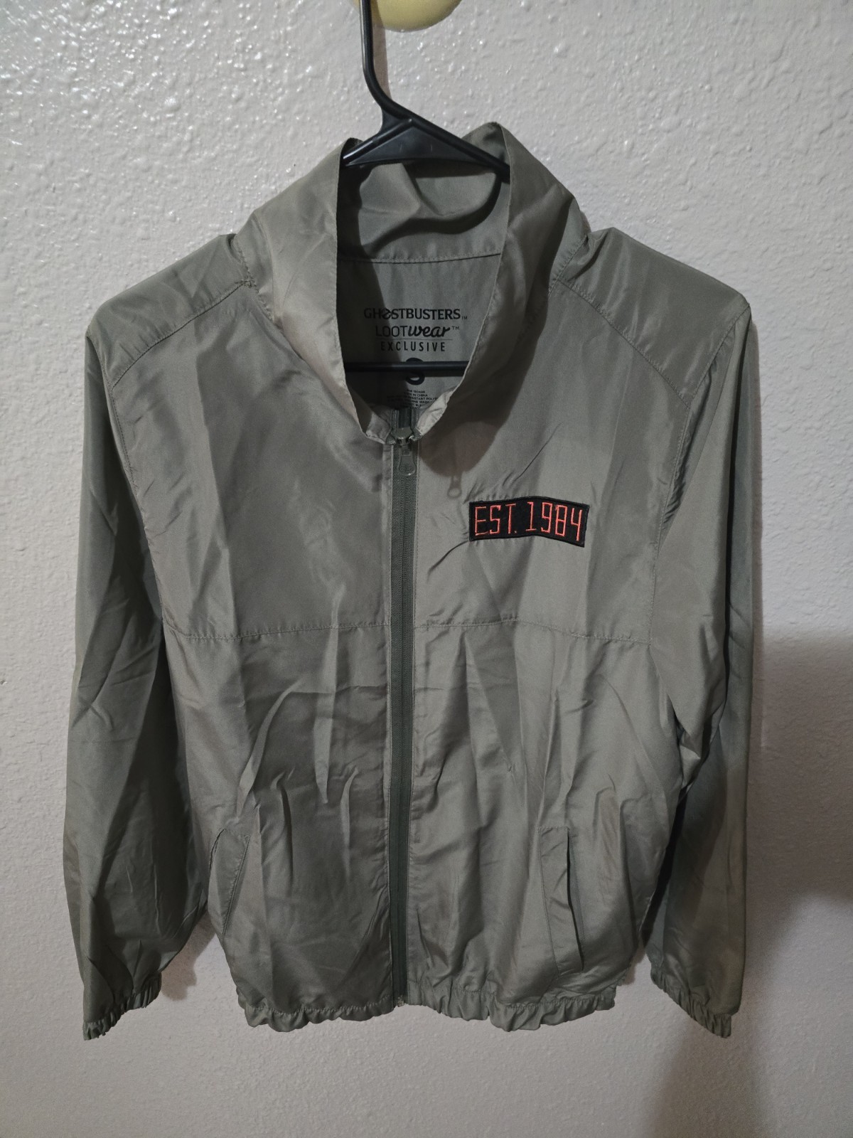 Brand New Loot Crate Exclusive Ghostbusters Windbreaker Jacket Men’s Small
