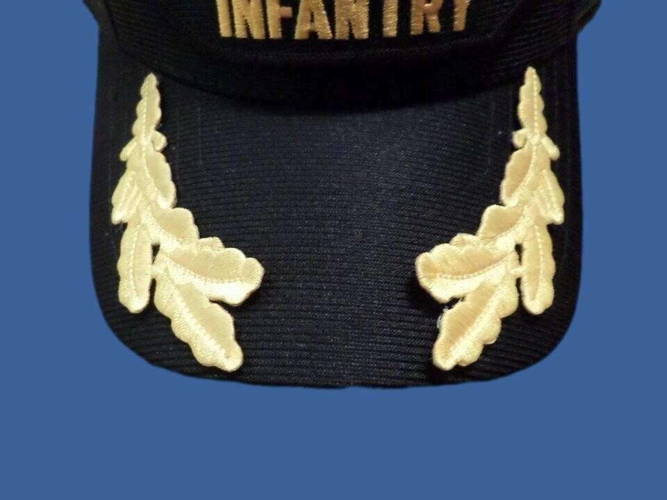 U.S MILITARY EMBROIDERED ARMY SCRAMBLED EGGS OFFICERS FRETTING IRON ON PATCHES