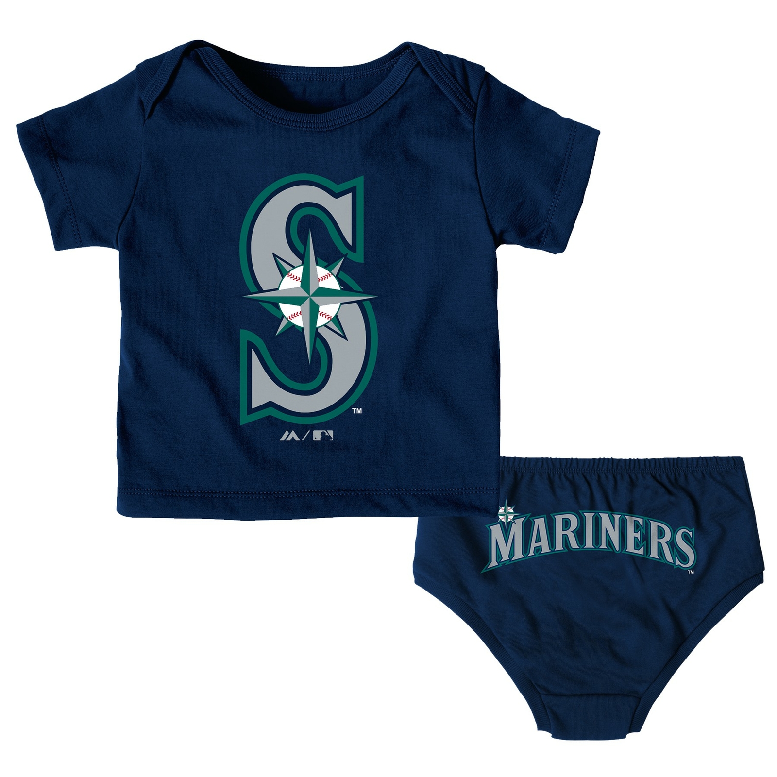 Outerstuff MLB Infants Seattle Mariners Mini Uniform Tee Set