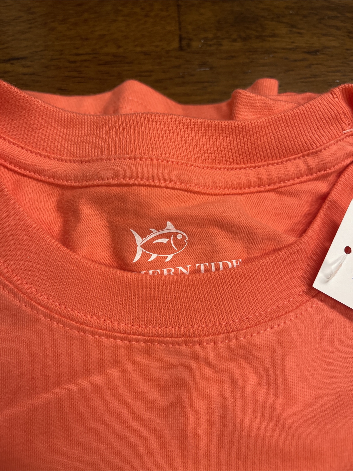 NWT SOUTHERN TIDE SZ XL Mens SS Lure Tree Skipjack T-Shirt Coral Orange
