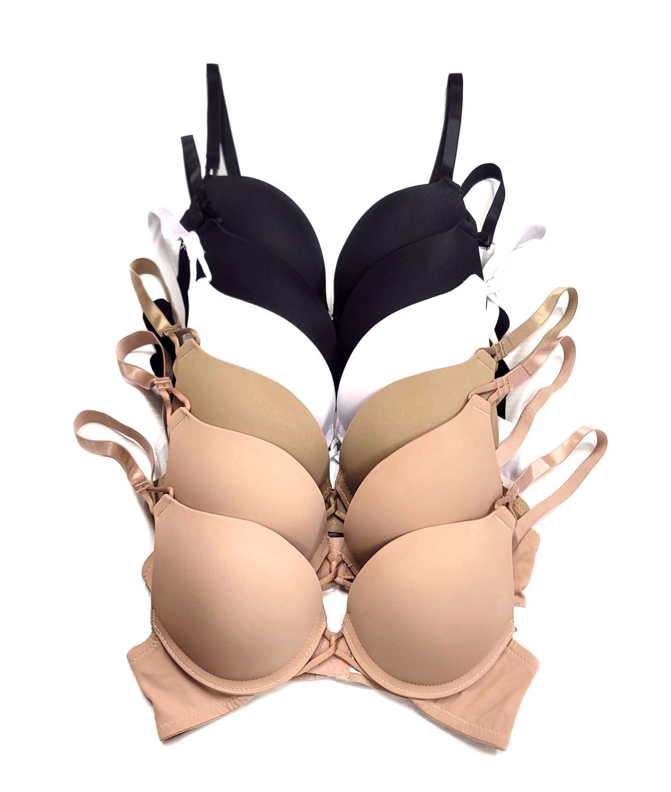 Add 2Cup Sizes Extreme Ultimate Lift Padded Cross Front Push Up Bra brassiere