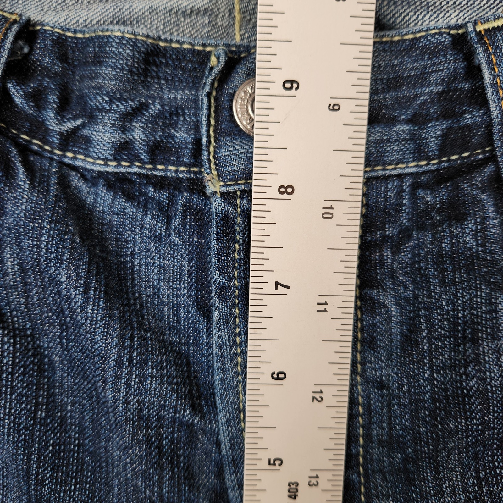 Levis 501 Jeans Mens 30×32 Blue Denim Capital E USA Made Button Fly Distressed