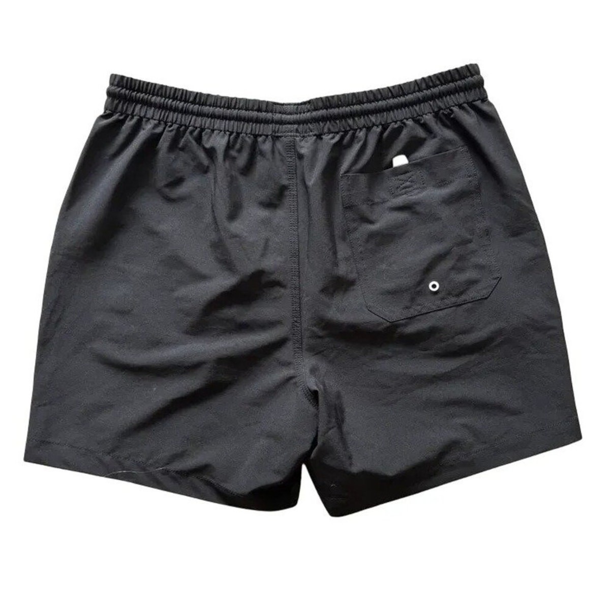 NEW TODD SNYDER Solid Weekend 5″ Swim Shorts in Pitch Black MEN’S SMALL