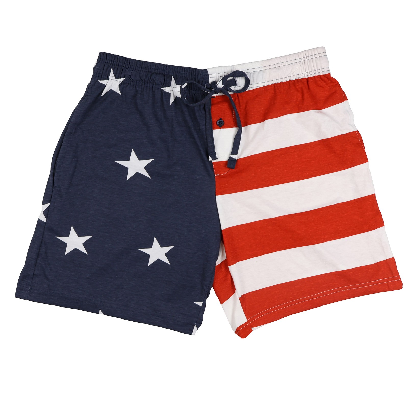 Stars And Stripes Men’s Shorts Patriotic Flag Summer Lounge Bottoms