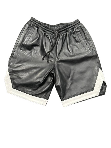 New Men’s Leather Shorts 100% Pure Sheepskin Real Leather Shorts Track Shorts