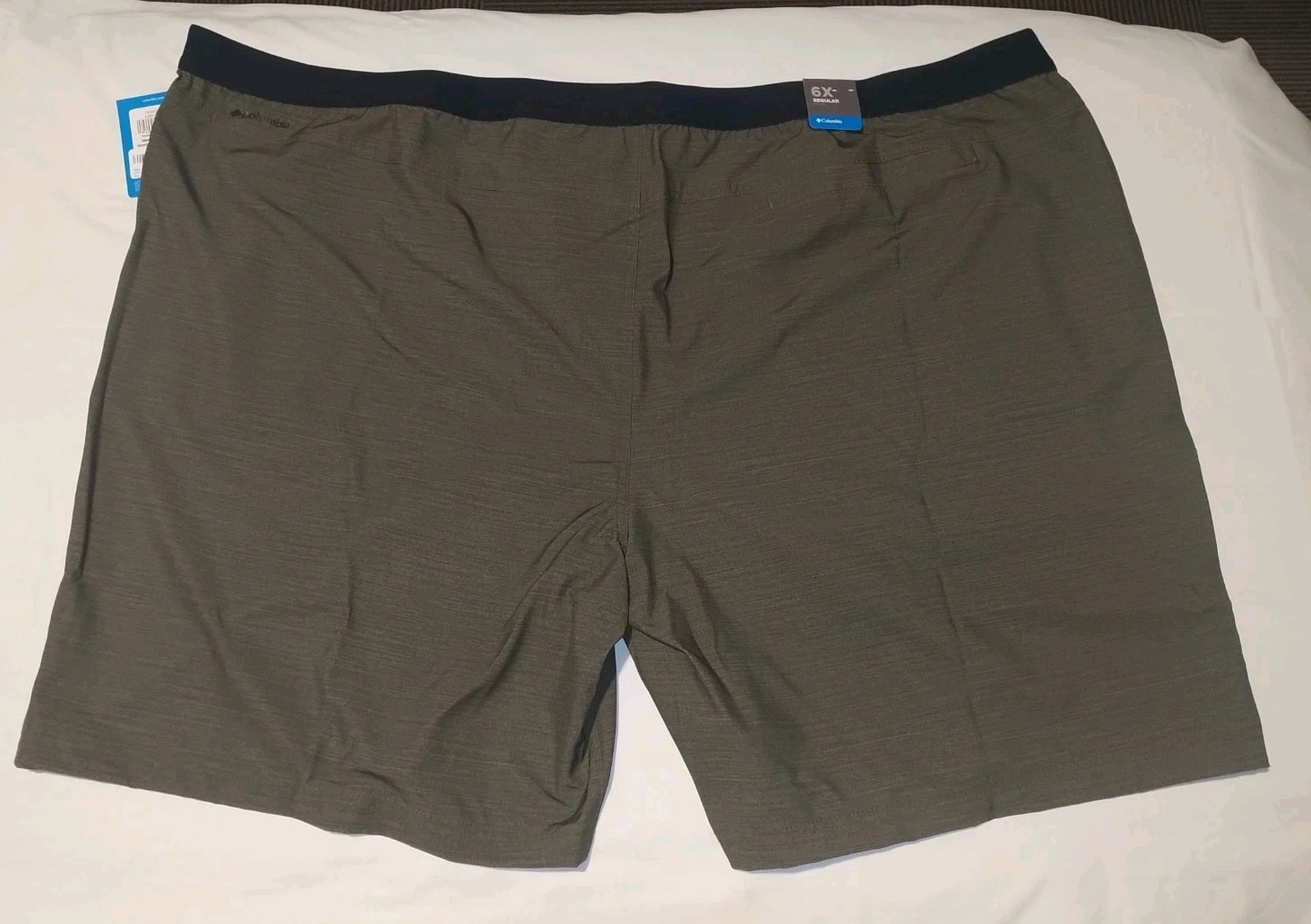 Columbia Mens Twisted Creek Upf 50 Water-Repellent Shorts Stone Green 6X Big