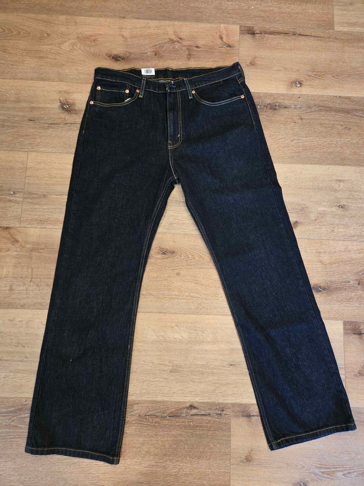 NWT Mens Levis 527 slim bootcut jeans low stretch dark wash 36×32