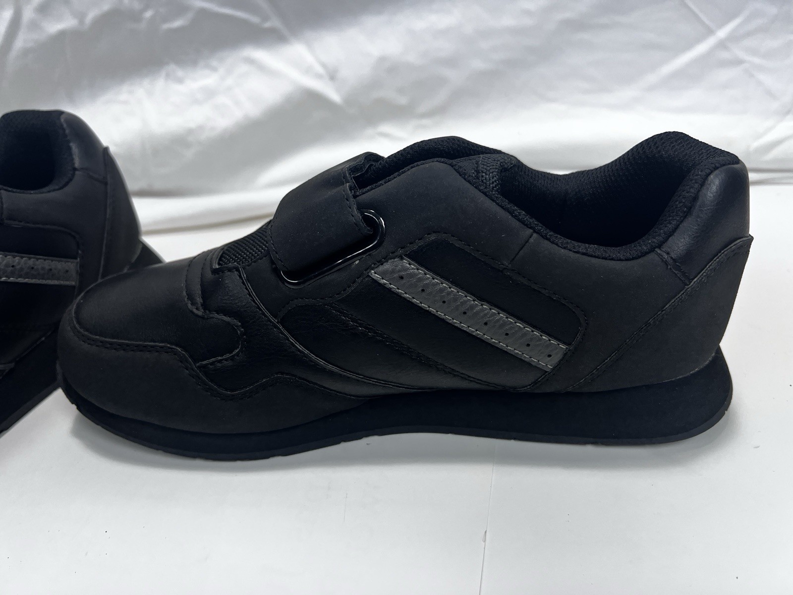 Omega Men’s Walking Shoes Size 7 D Black 43A-01 Comfort Zone Hook/Loop