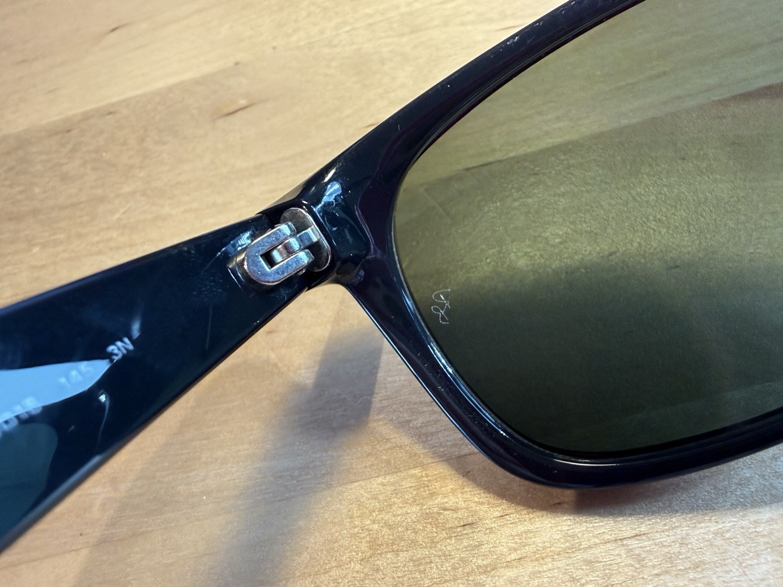 RAY BAN RB2132 901 58mm NEW WAYFARER Black; Green Classic G15 AUTHENTIC ITALY