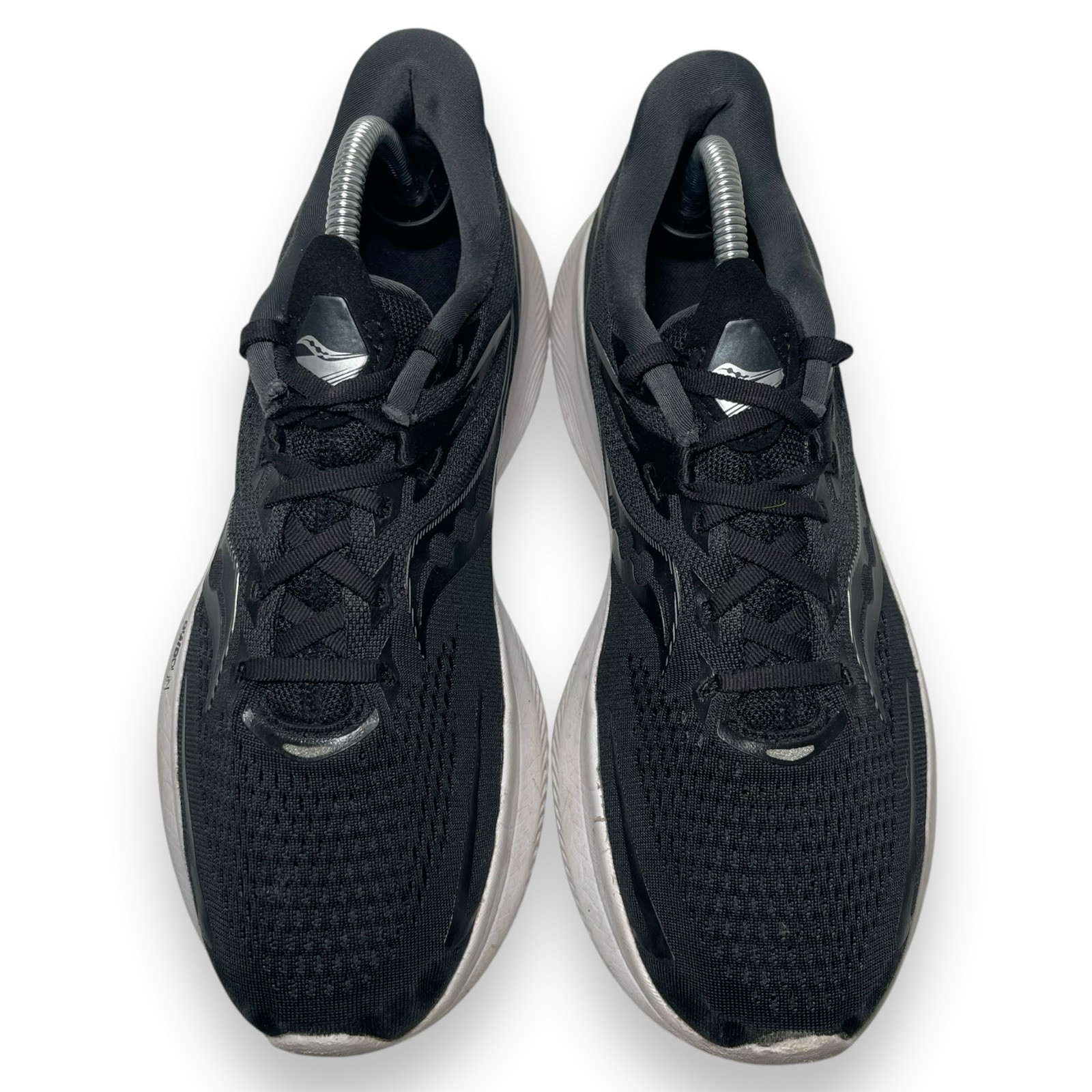 Saucony Men’s Black Ride 15 Synthetic Mesh Running Athletics Size 9.5