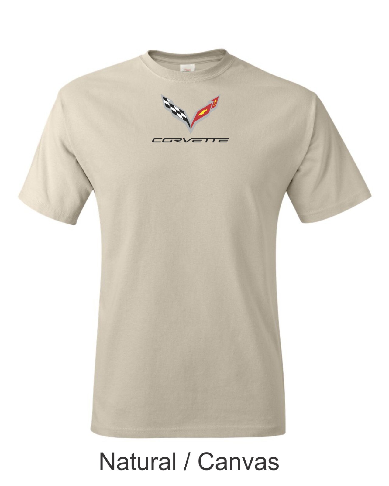 Corvette C7 Color Emblem Printed on Men’s Shirt. FREE SHIPPING !!!