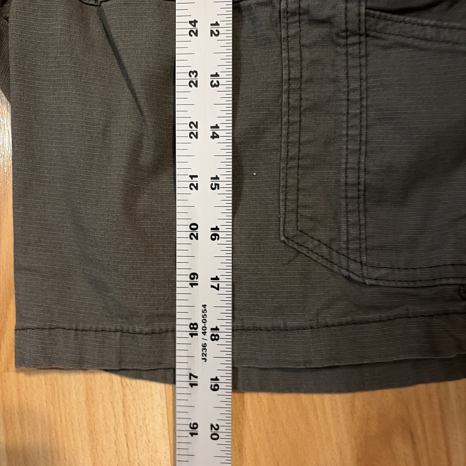 Lee Extreme Motion Mens Cargo Shorts 34 Gray Stretch Utility Pockets 6