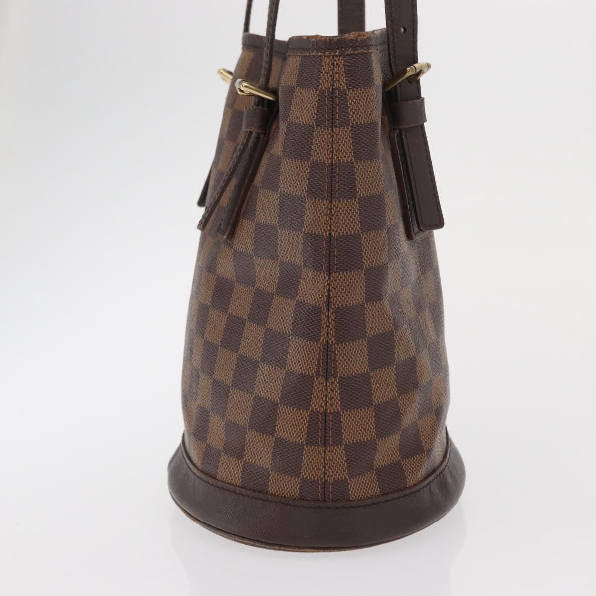 LOUIS VUITTON Damier Ebene Marais Shoulder Bag N42240 LV Auth BA10212