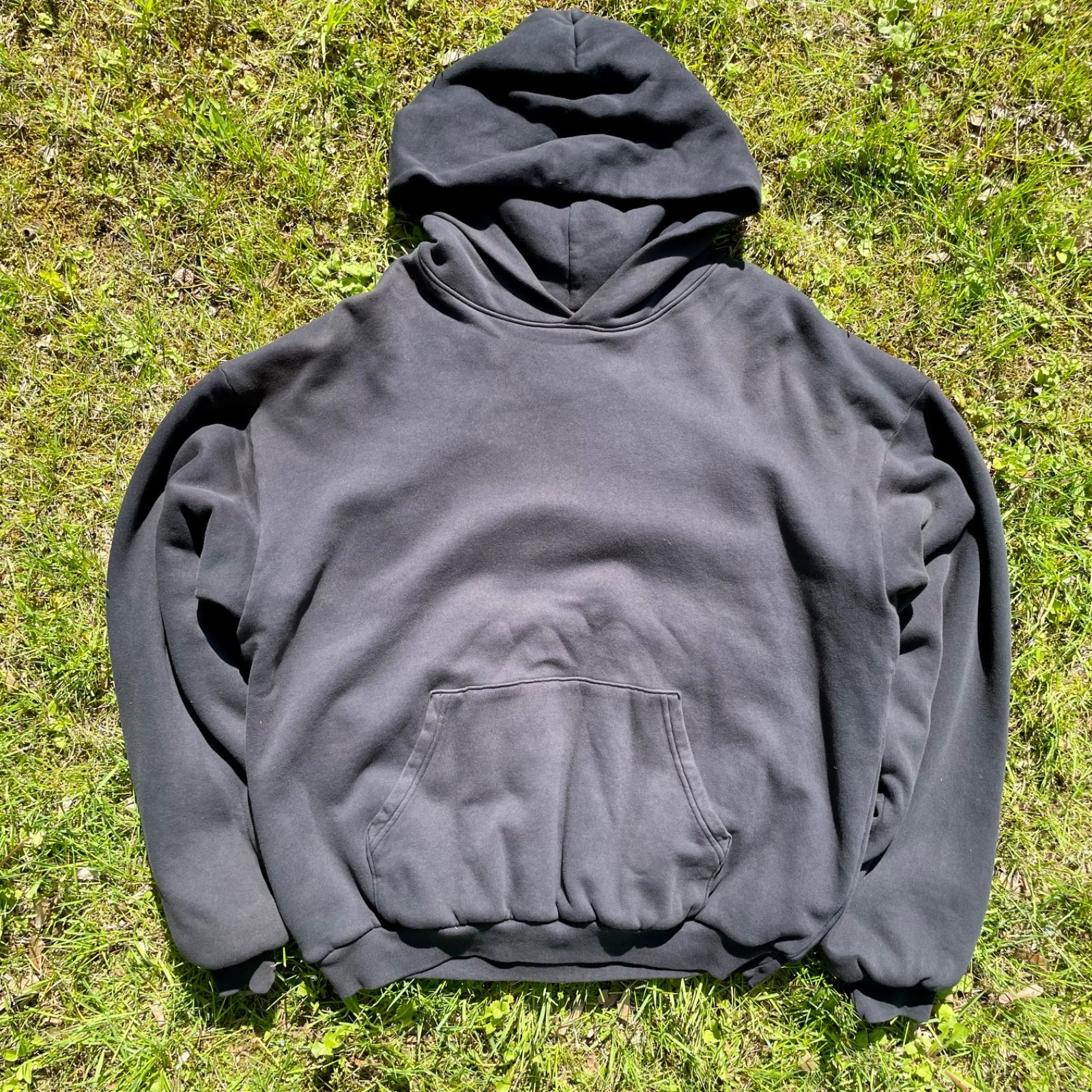 Los Angeles Apparel Black Edge 14oz Double Layered Hoodie – Large