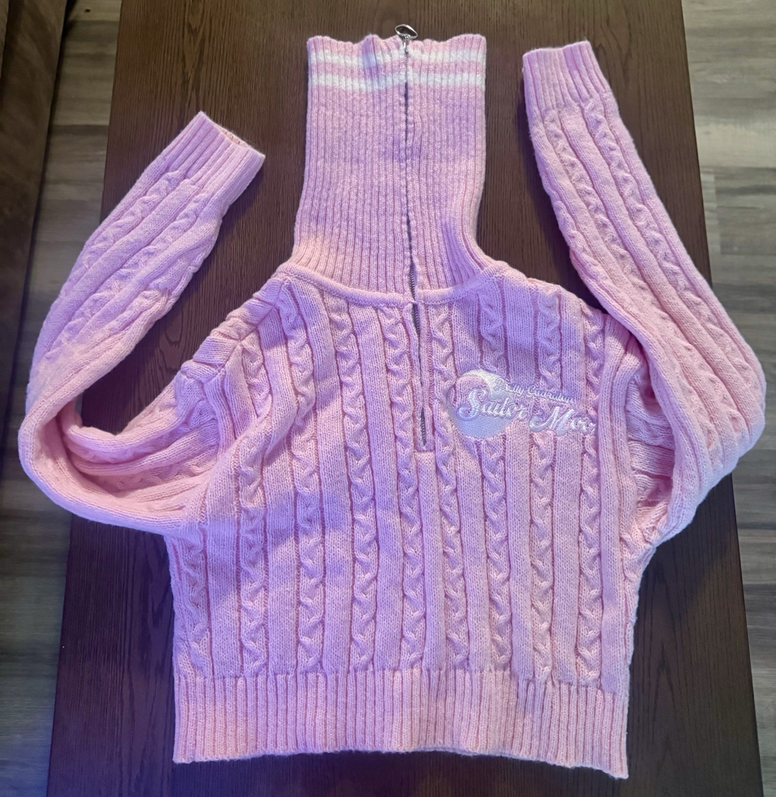 Hot Topic Pretty Guardian Sailor Moon Cable Knit Lounge Set Pink NWT Med