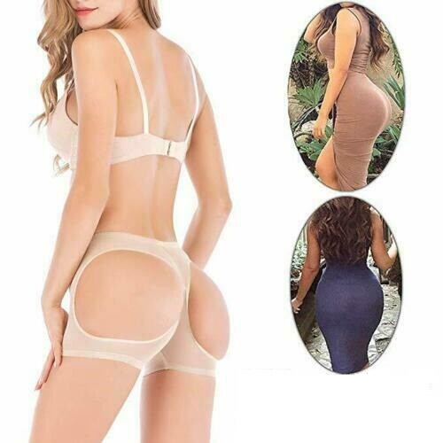 BOOTY BRA BUTT LIFTER SHAPER PANTY HIP ENHANCER LOW WAIST BOY SHORTS UNDERWEAR
