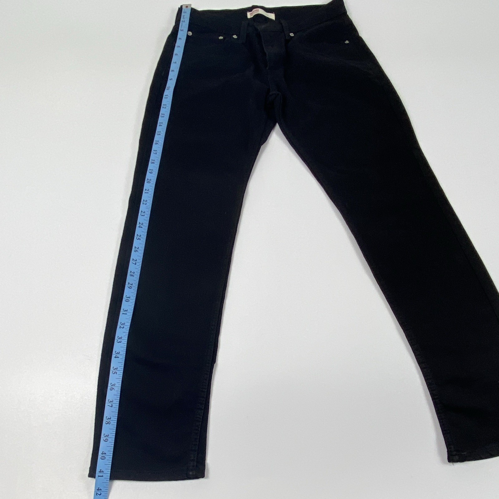Signature by Levi Strauss & Co. Men’s Slim Fit Black Dark Wash Denim Jeans 32*32