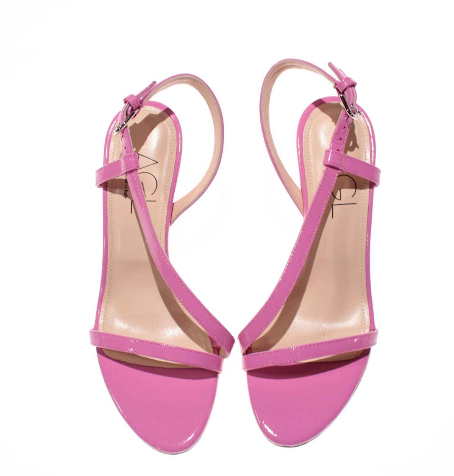 AGL NWB Dorica S Easy Heeled Leather Sandals Size 38 US 8 Temptation Pink