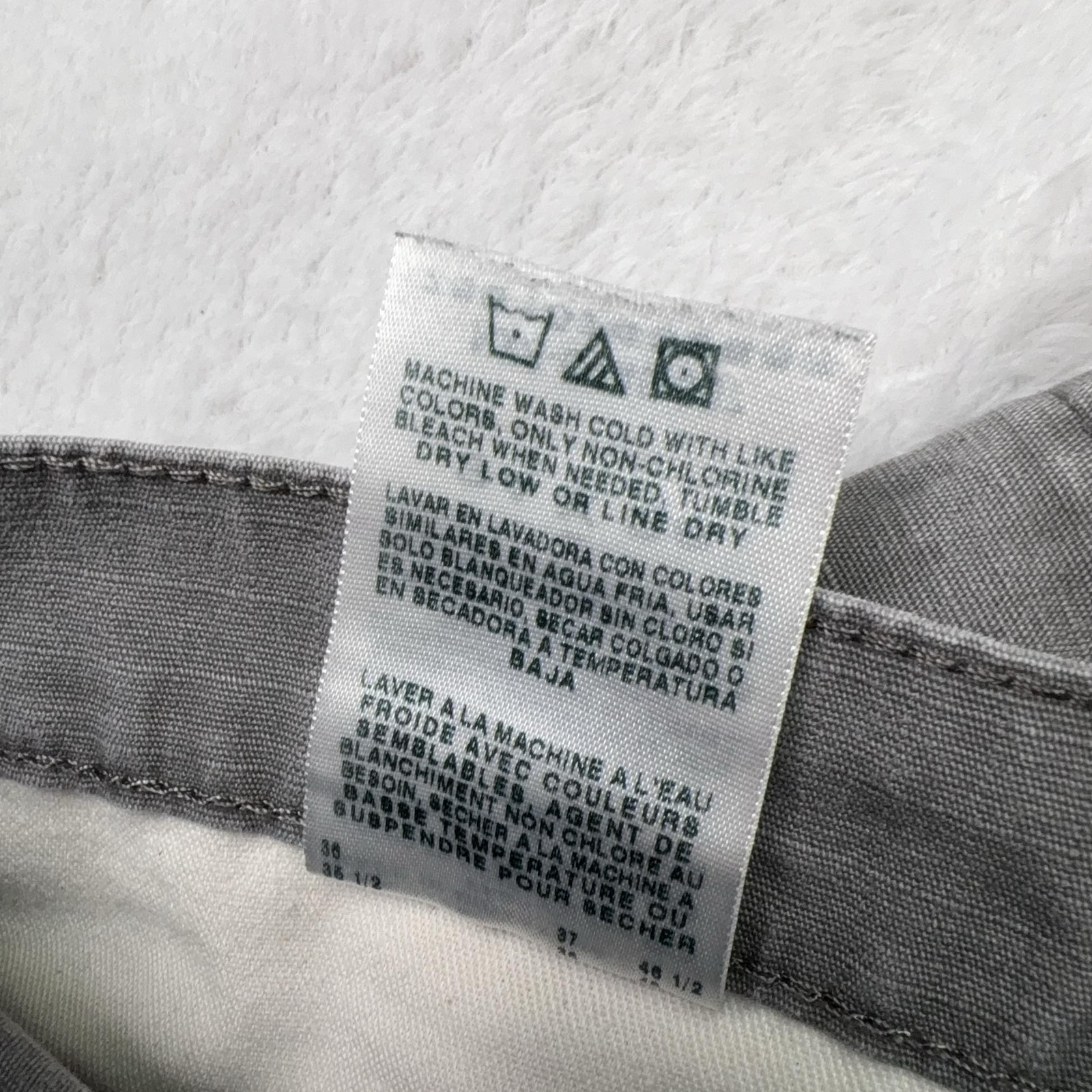 Wrangler Riggs Pants Mens 34×36 Gray Carpenter RIGGS Workwear Canvas Pockets
