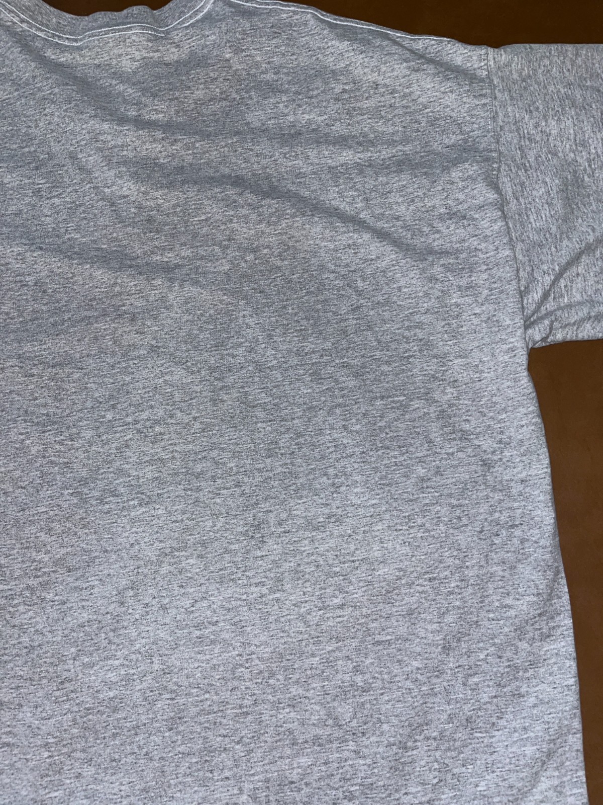 VINTAGE WESTERN XXL ATHLETIC DEPT. HALF SLEEVE T-SHIRT Grey V-Neck College WIU