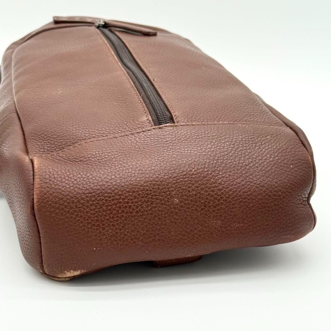 COACH Camden Men’s Brown Leather Body Bag 17cm x 37cm VintageorCOACH Camden