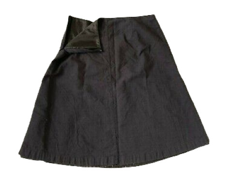 Axcess Liz Claiborne Floral Embroidered Skirt Size 6 Brown Lined Women’s