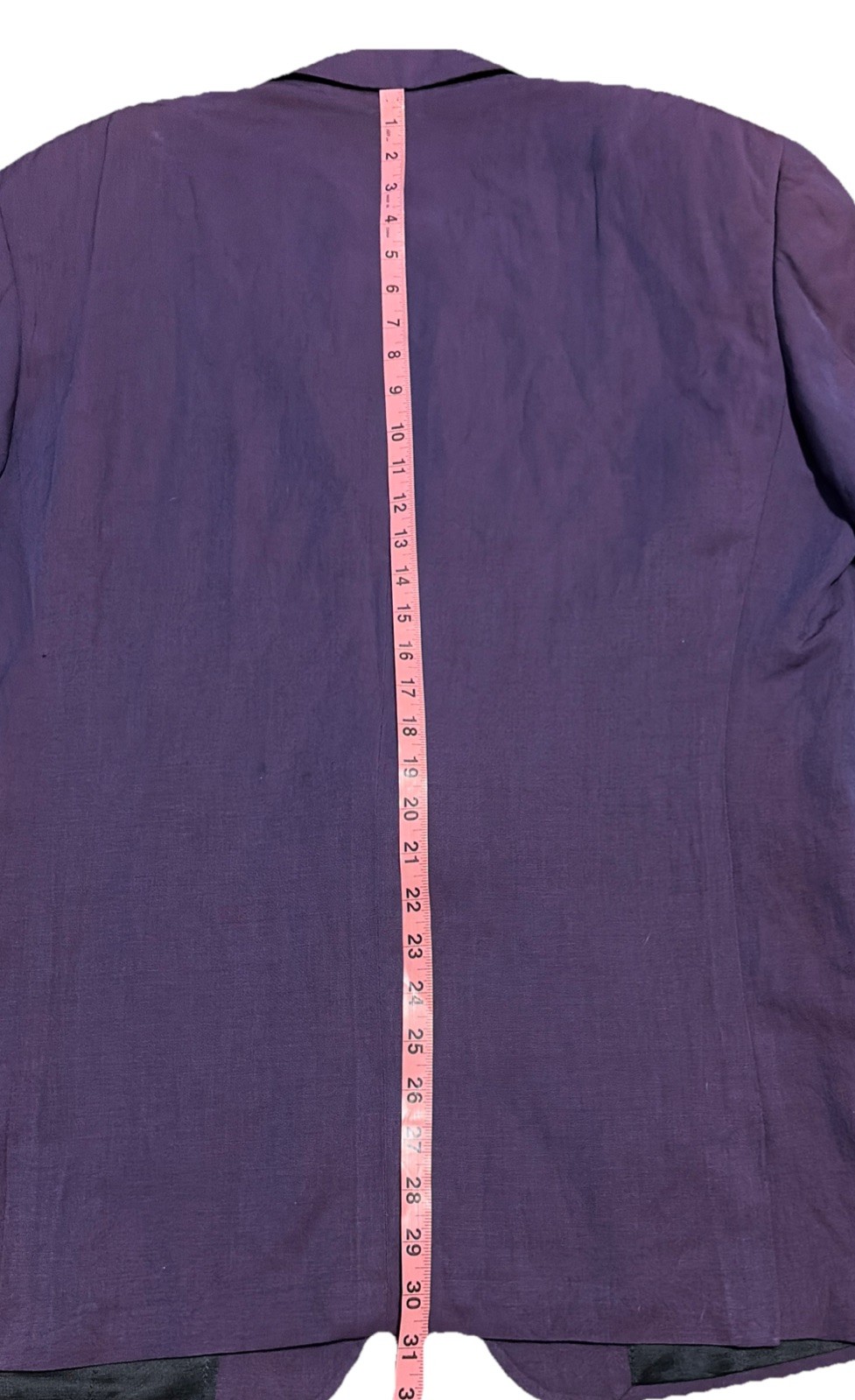 Vintage Versace V2 Purple Linen Rayon Blazer Single Breasted Size 52 IT 90s RARE