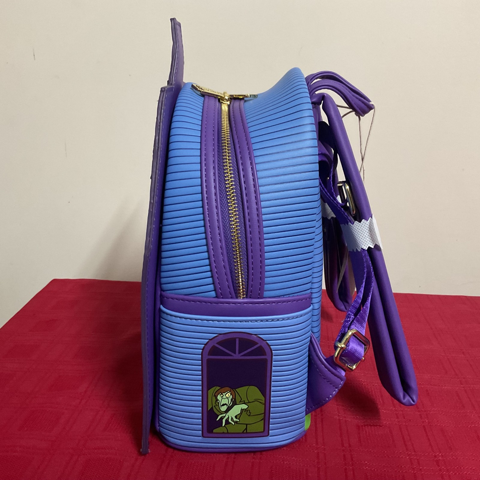 LOUNGEFLY SCOOBY-DOO MYSTERY INC. HAUNTED MANSION MINI BACKPACK NWT!!!