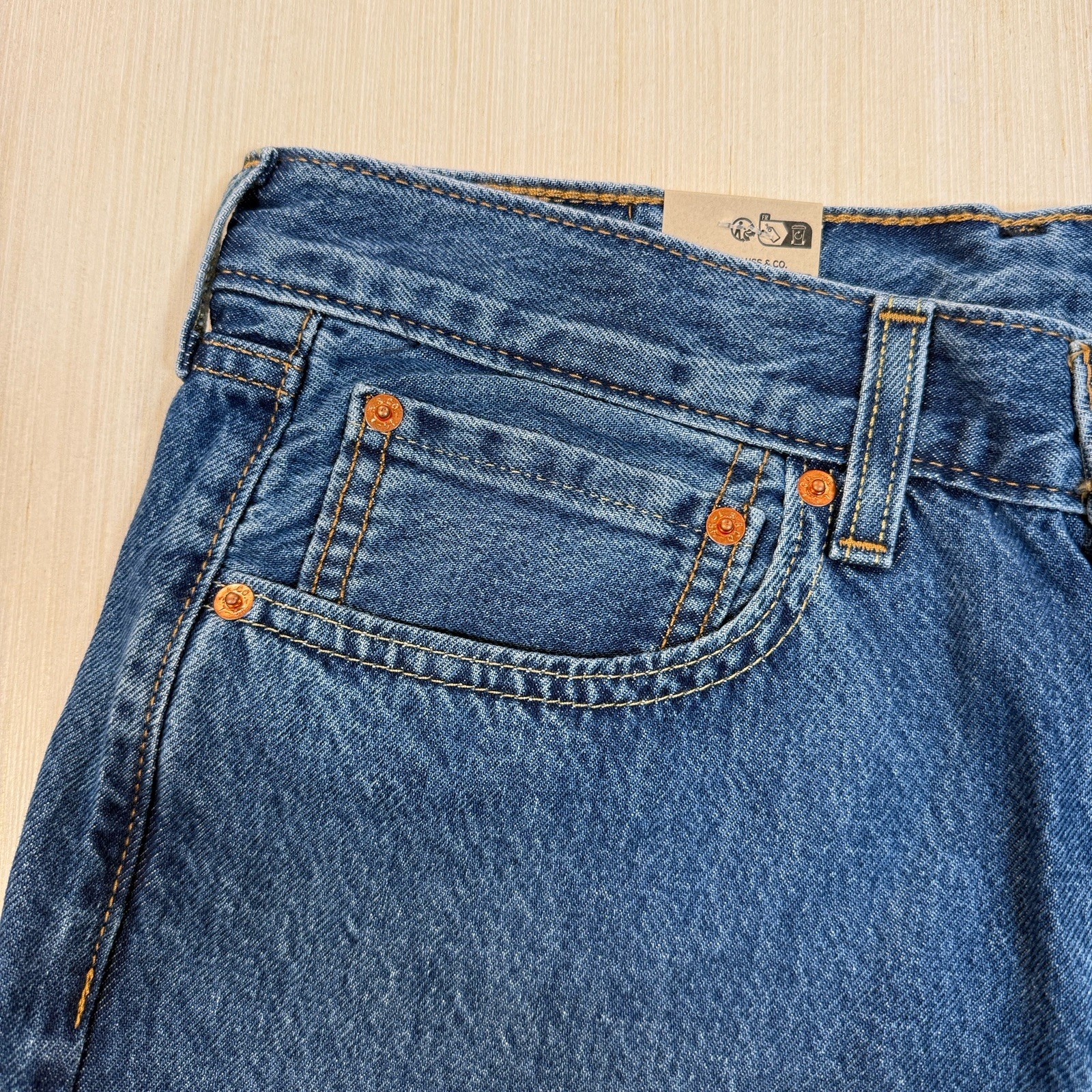 Levi’s 565 Loose Straight 31×32 Men’s Baggy Drop Wide Stacks Medium Wash NEW