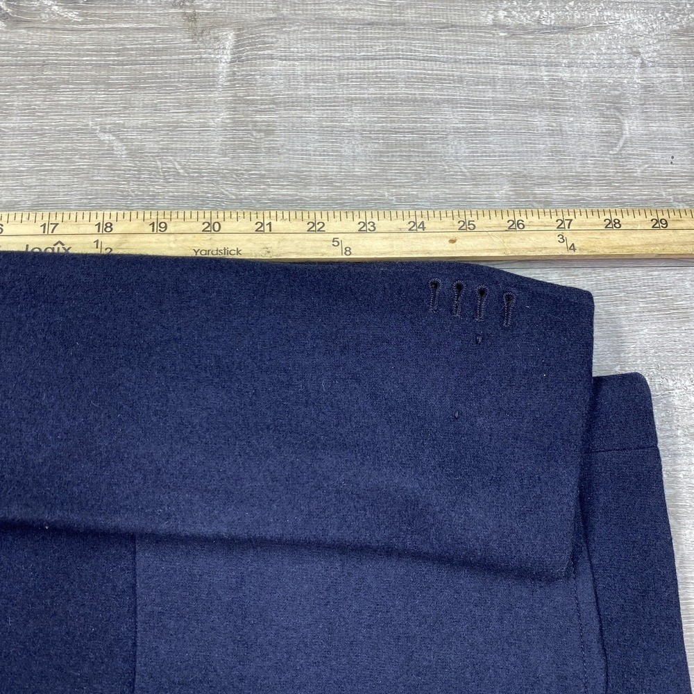 Banana Republic Blazer 44R Blue Wool Italian Mario Bellucci Surgeon Cuff