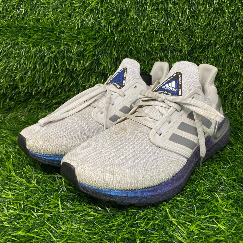 Adidas UltraBoost 20 ISS US National Lab Running Shoes Mens Size 10 Tech Indigo