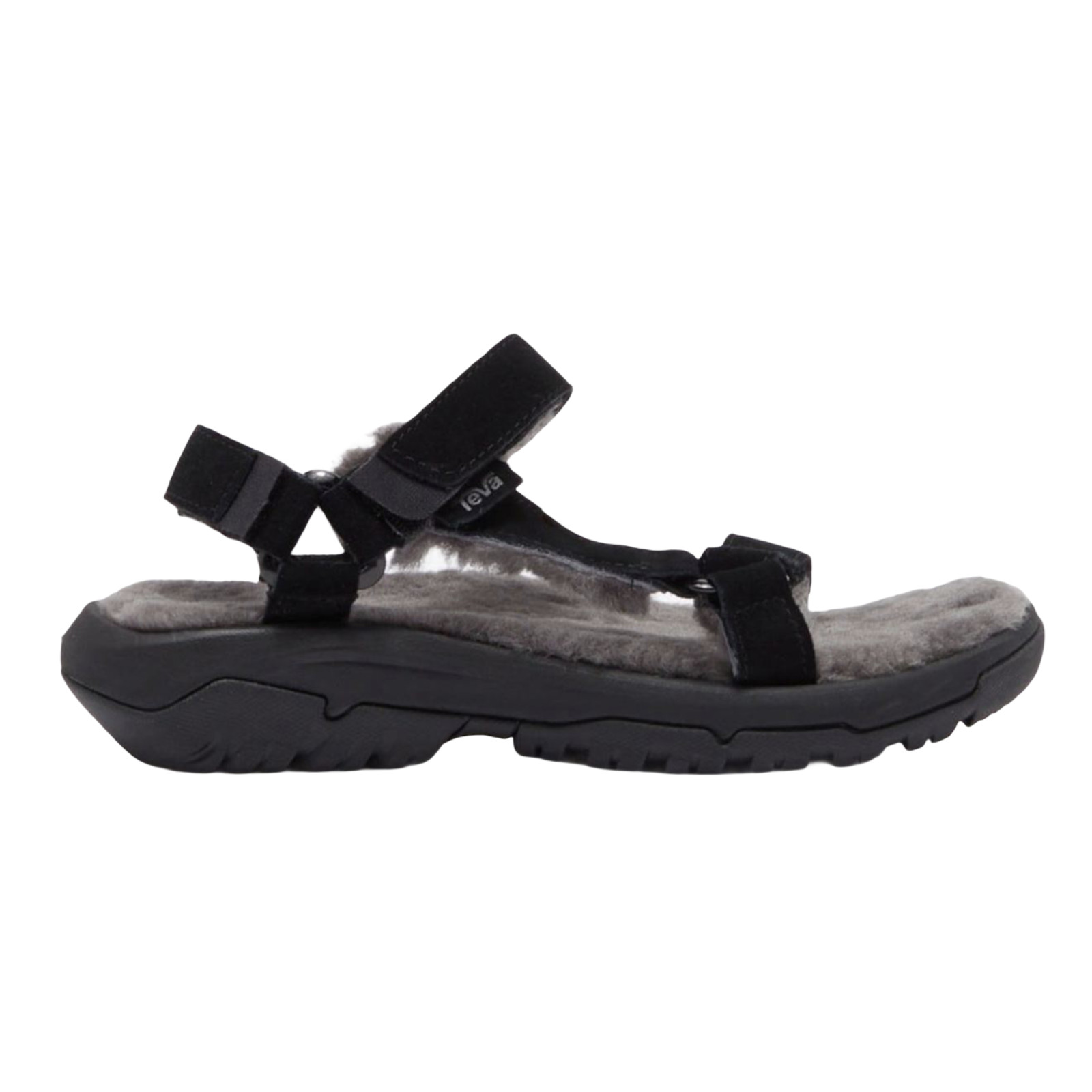 NEW MEN’S TEVA HURRICANE SHEARLING BLACK SANDALS US 8, 9, 10, 11, 12, 13