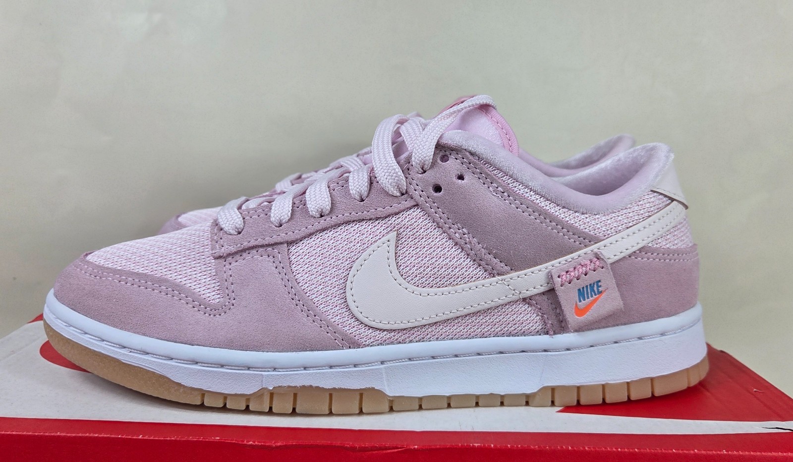 Nike Dunk Low Teddy Bear Light Soft Pink Womens Size 9 DZ5318-40 New