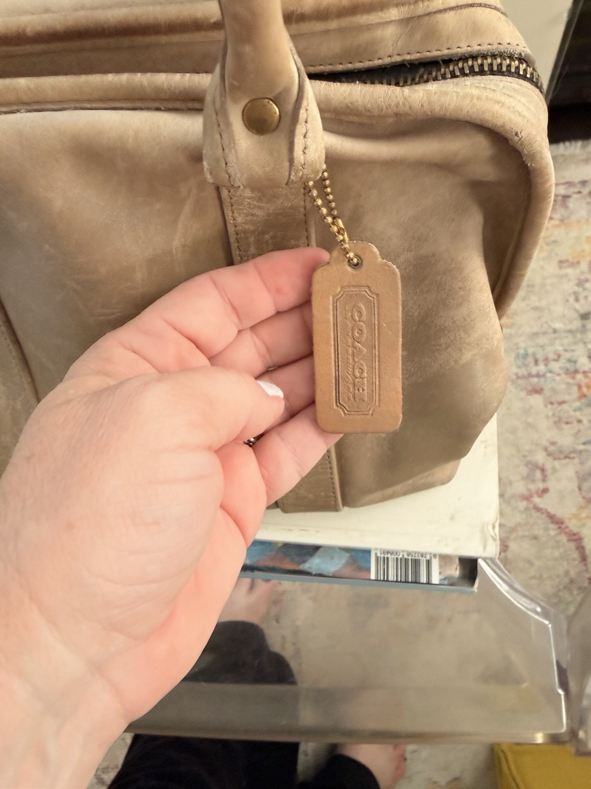 Vintage COACH Madison In Putty W/ Tag