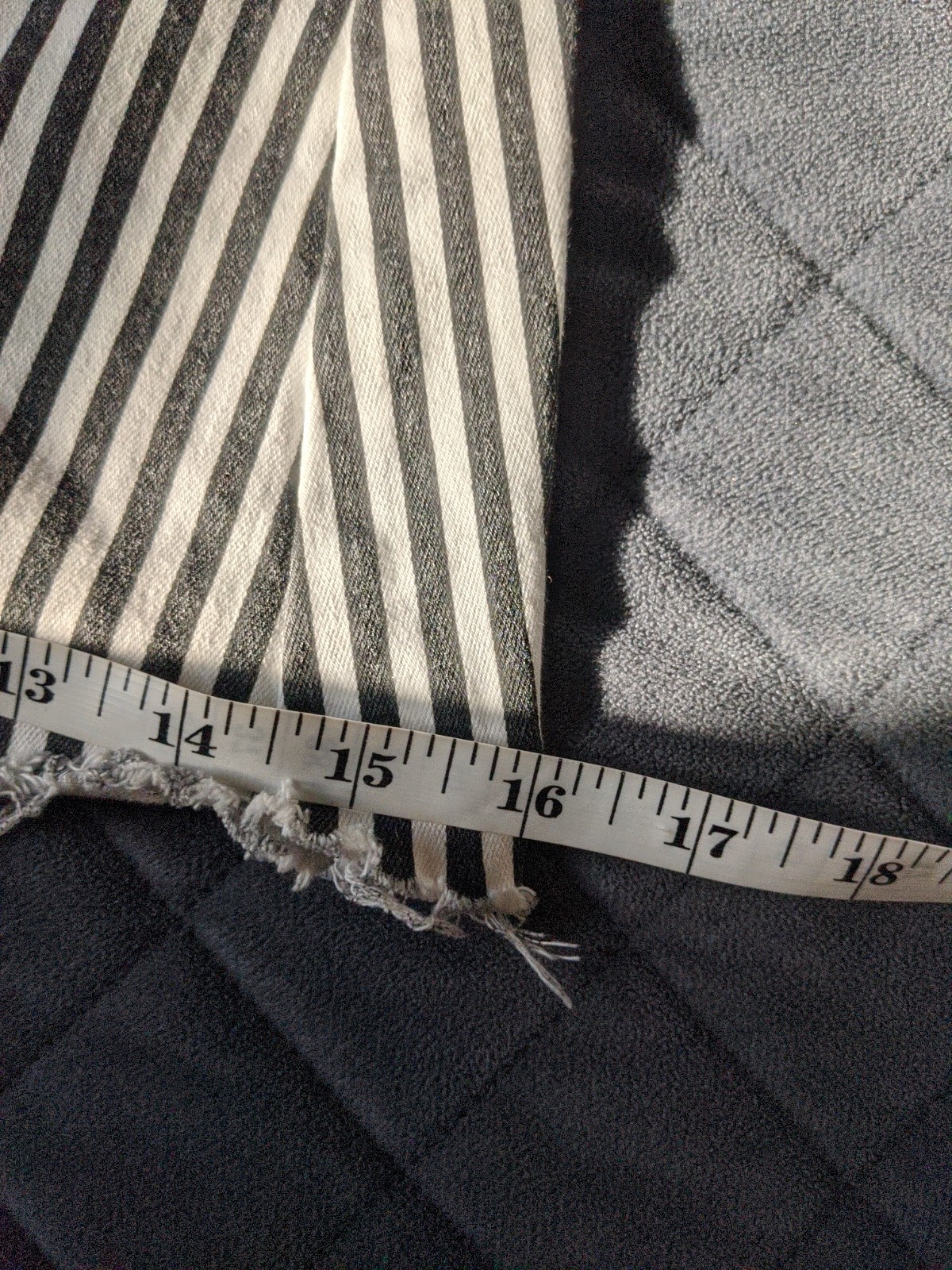 Blank Paige Black & White Striped Bell Bottoms Women’s Wide Leg Pants Size M
