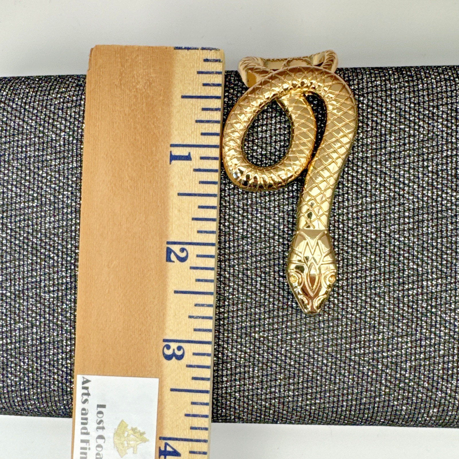 Silver Sparkle Crystal Evening Purse Clutch Gold Snake Clasp Square Bag Chain