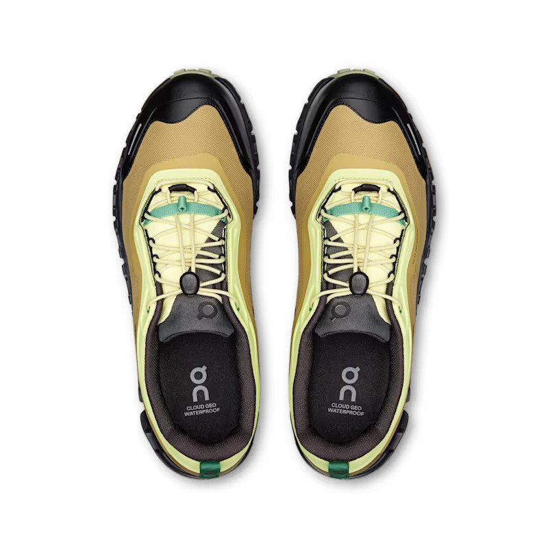 Men’s Running Shoes Cloud 6 Geo Waterproof Limelight | Safari Ạuthentic New
