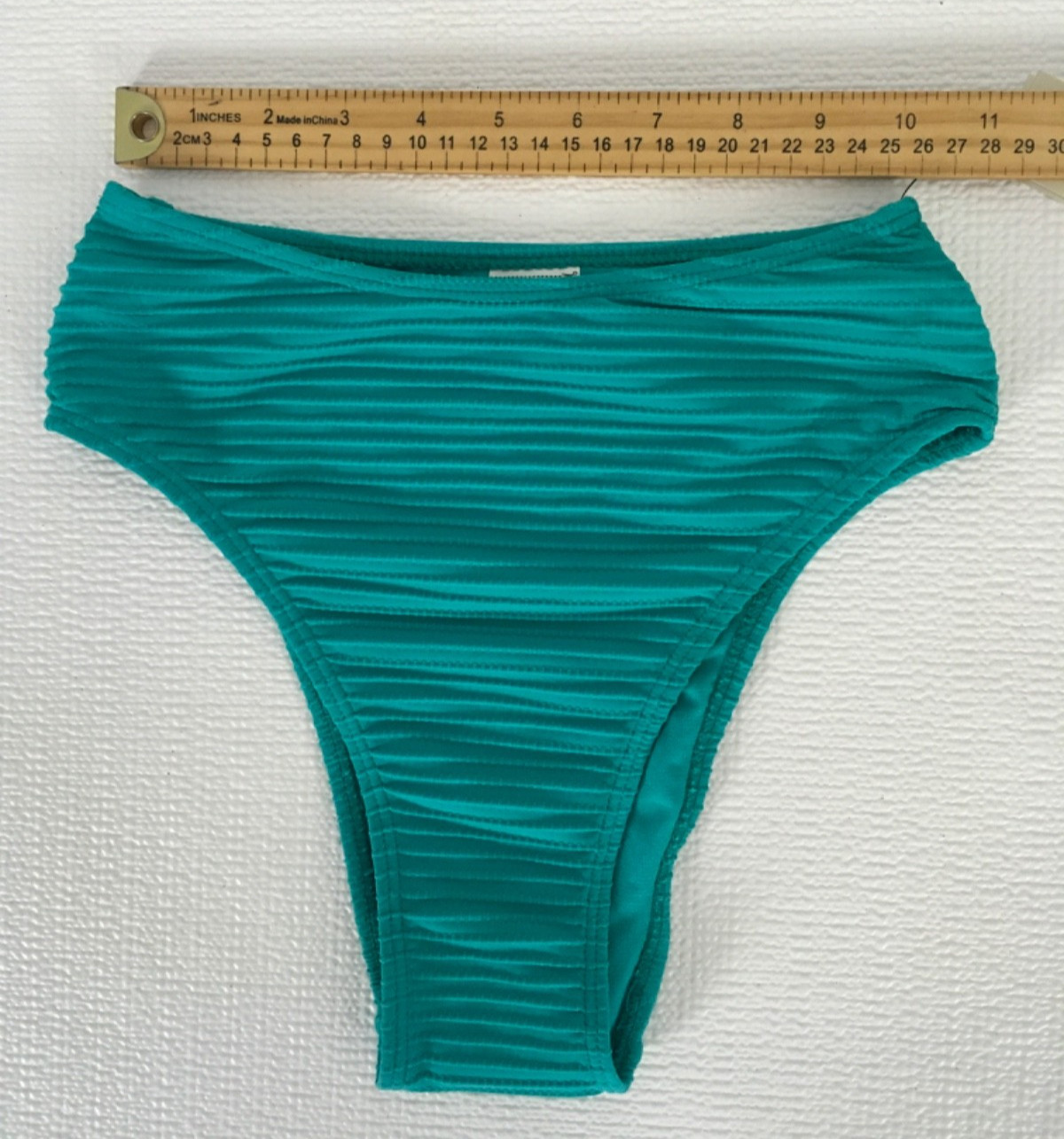 No Boundaries Bikini Bottoms Size XXS 00 Green Cheeky High Leg High Waist New