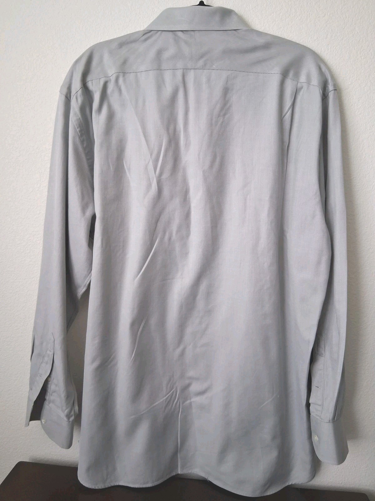 John W Nordstrom Men’s Shirt Finest 100% Egyptian Cotton Size 17 36 Soft Comfort