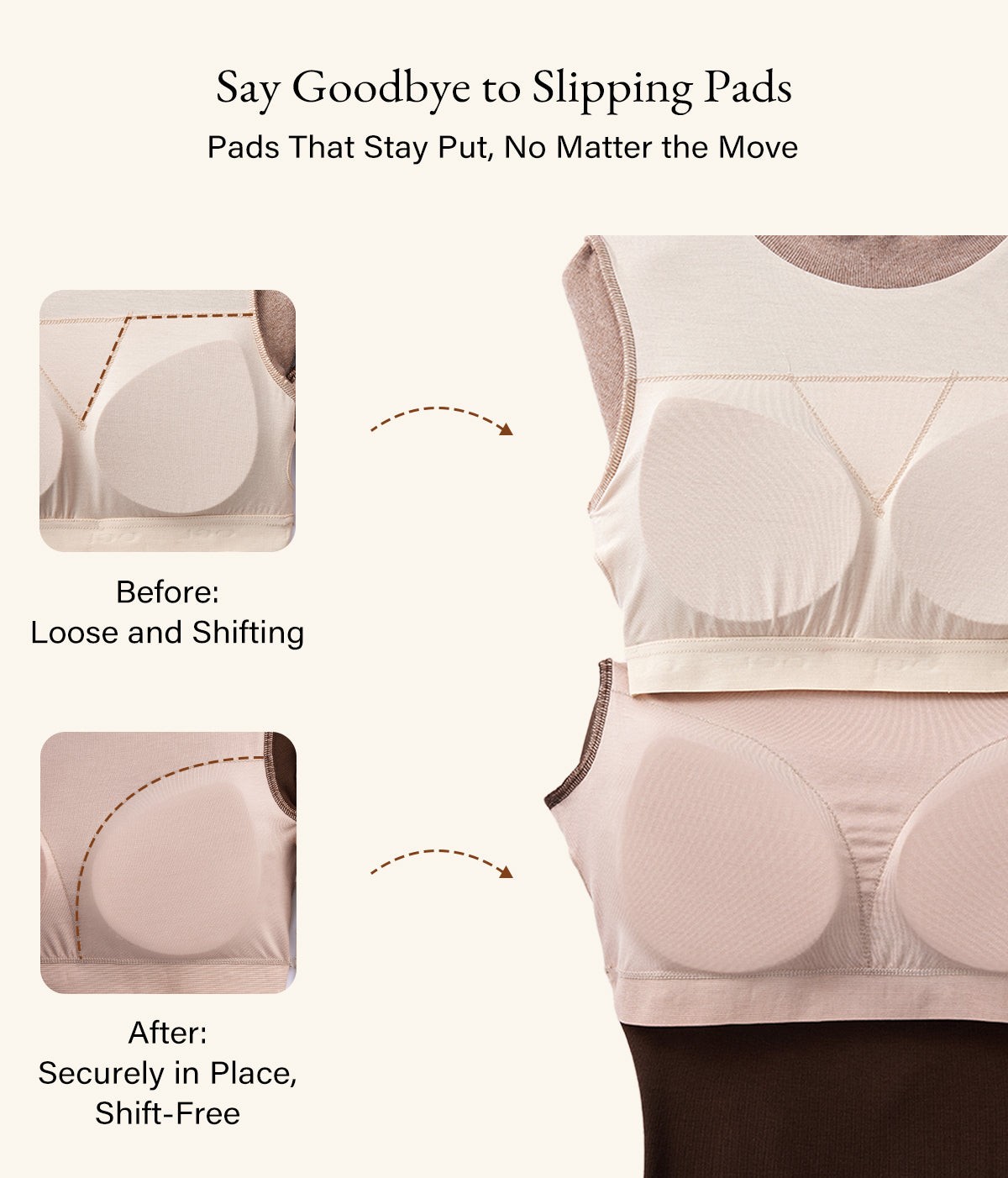 OGL Multi-wear Versatile Necklines Bra Top