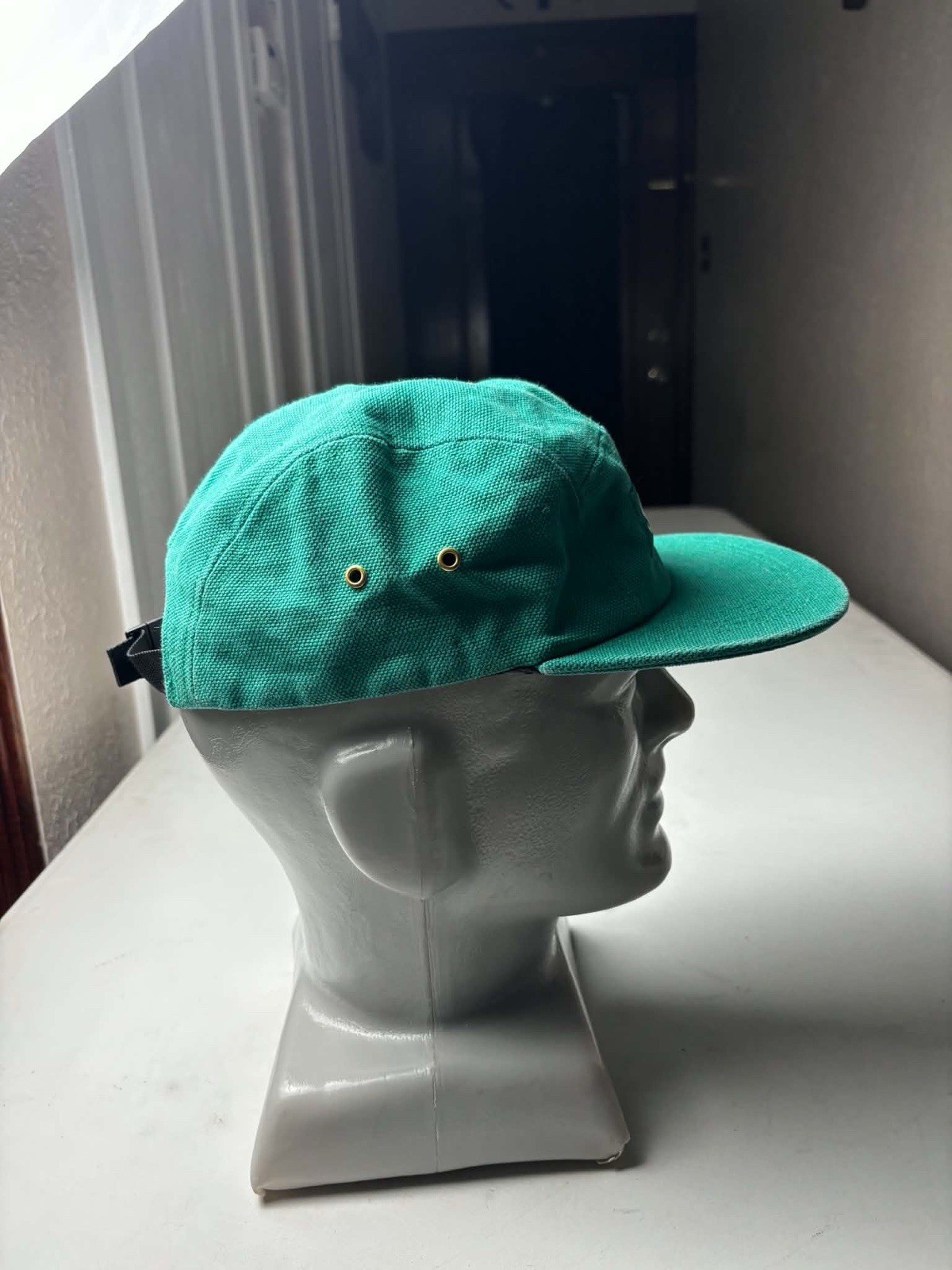 Supreme Washed Chino Twill Camp Cap ‘Green made in the USA