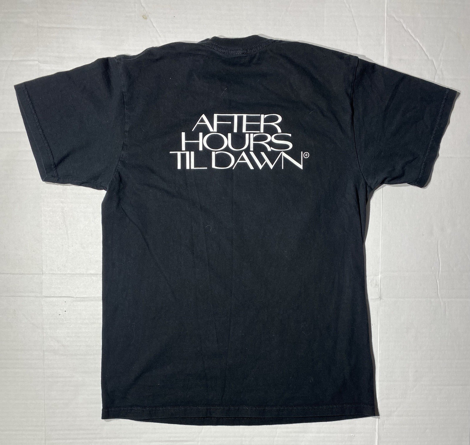 The Weekend T Shirt Adult M Black After Hours Till Dawn Graphic Double Sided