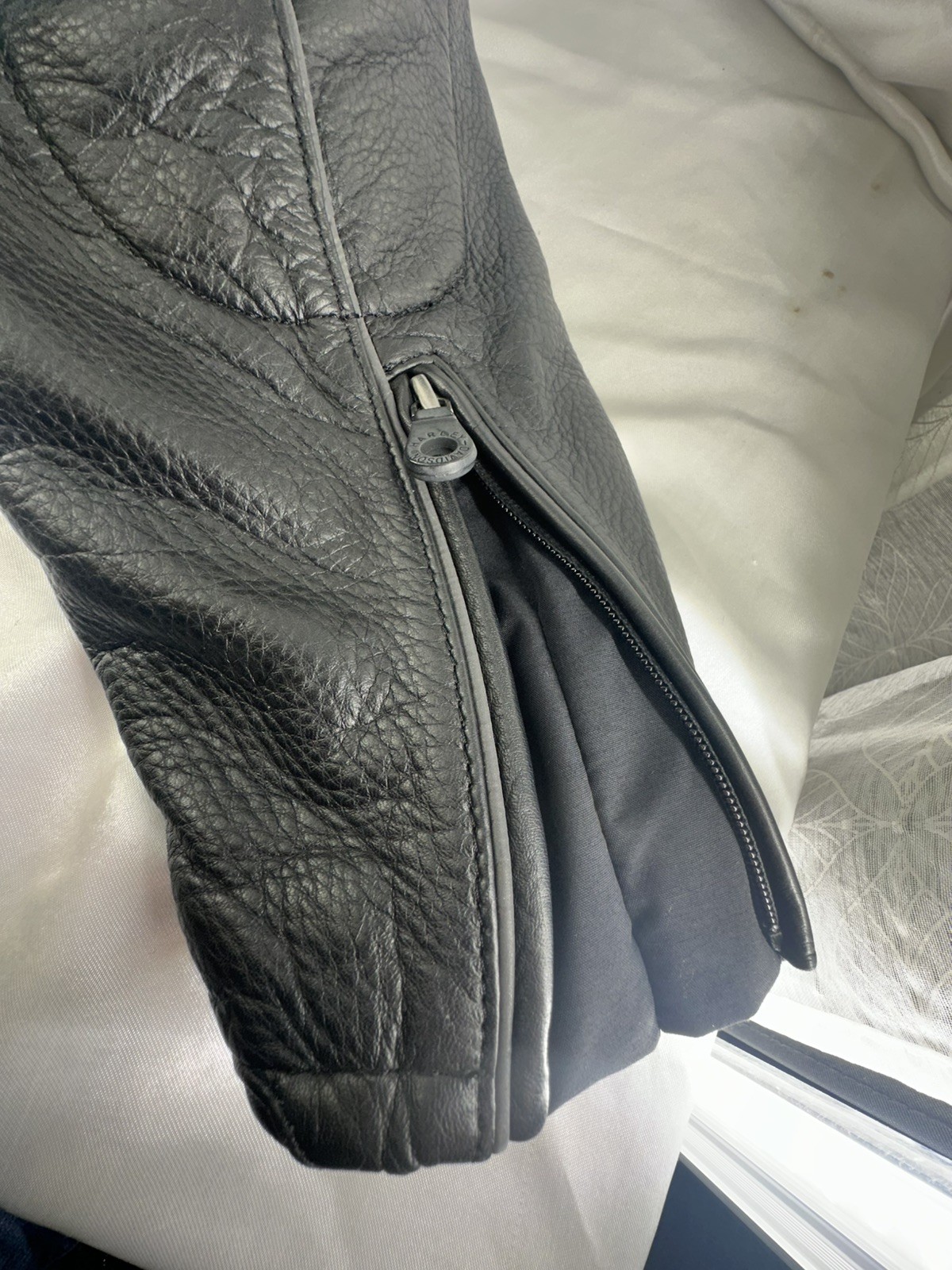 Harley-Davidson FXRG Leather Jacket Womens M Moto Biker 98520-05VW Armor