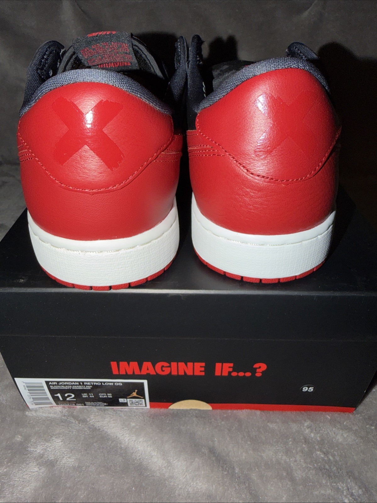 Jordan 1 Retro Low OG Banned Men’s Size 12 IW6276-001 IW6277-001 New With Box
