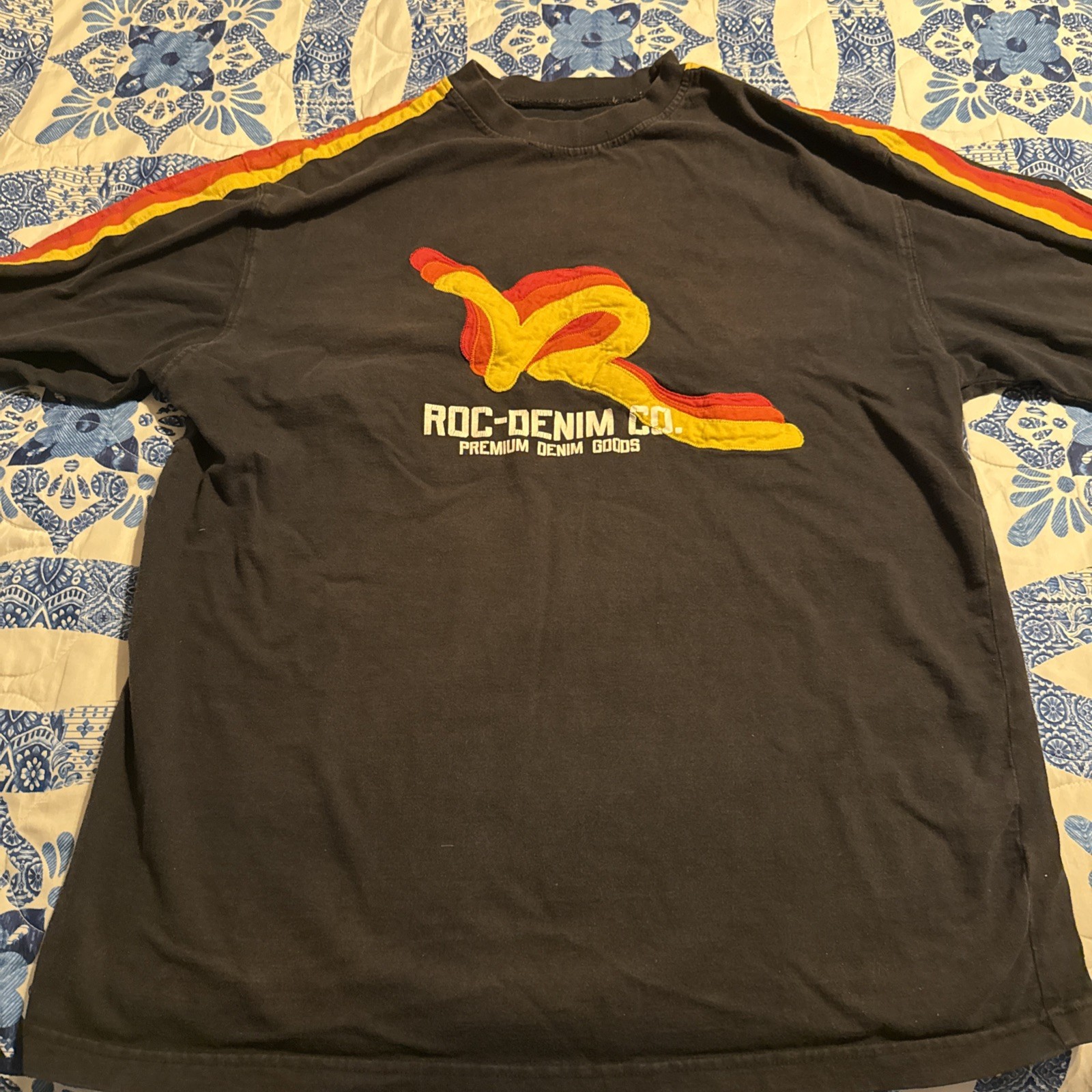 Vintage Roca Wear ROC Denim Co Shirt Hip Hop Jay Z Vintage L/XL (READ Below)!!!