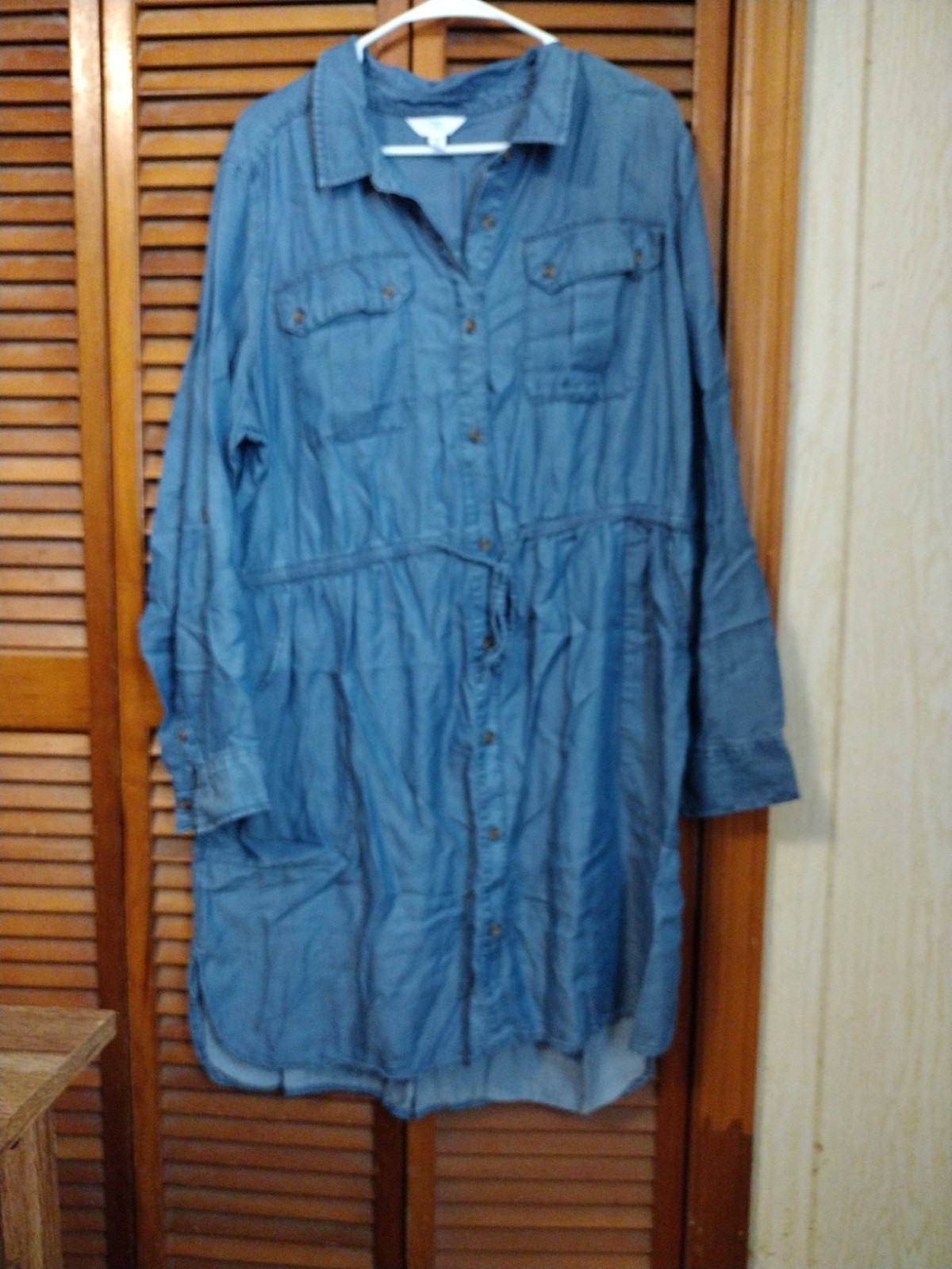 Time & Tru Women’s Denim Shirt Dress Size XXXL/22