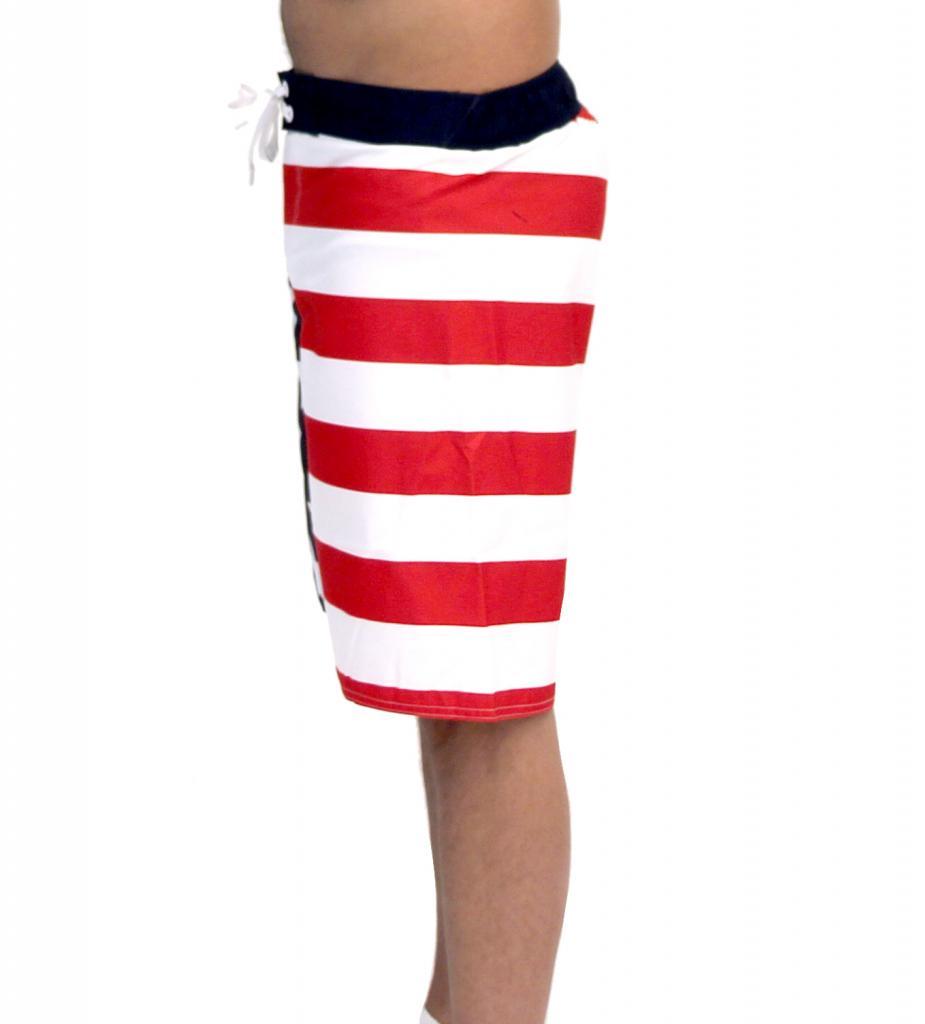 Adult Mens United States Patriot American Flag Stars and Stripes Boardshorts