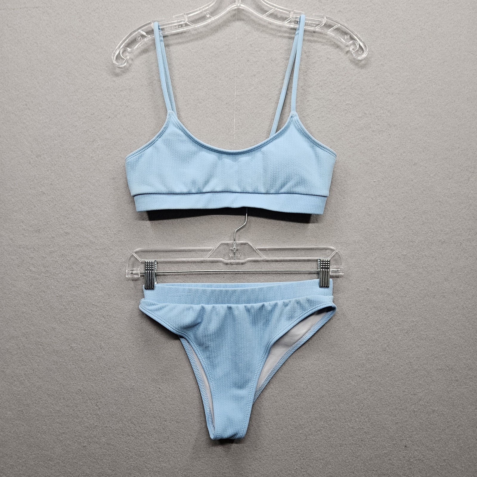 No Brand Women’s Medium Light Blue Two Piece Swimsuit