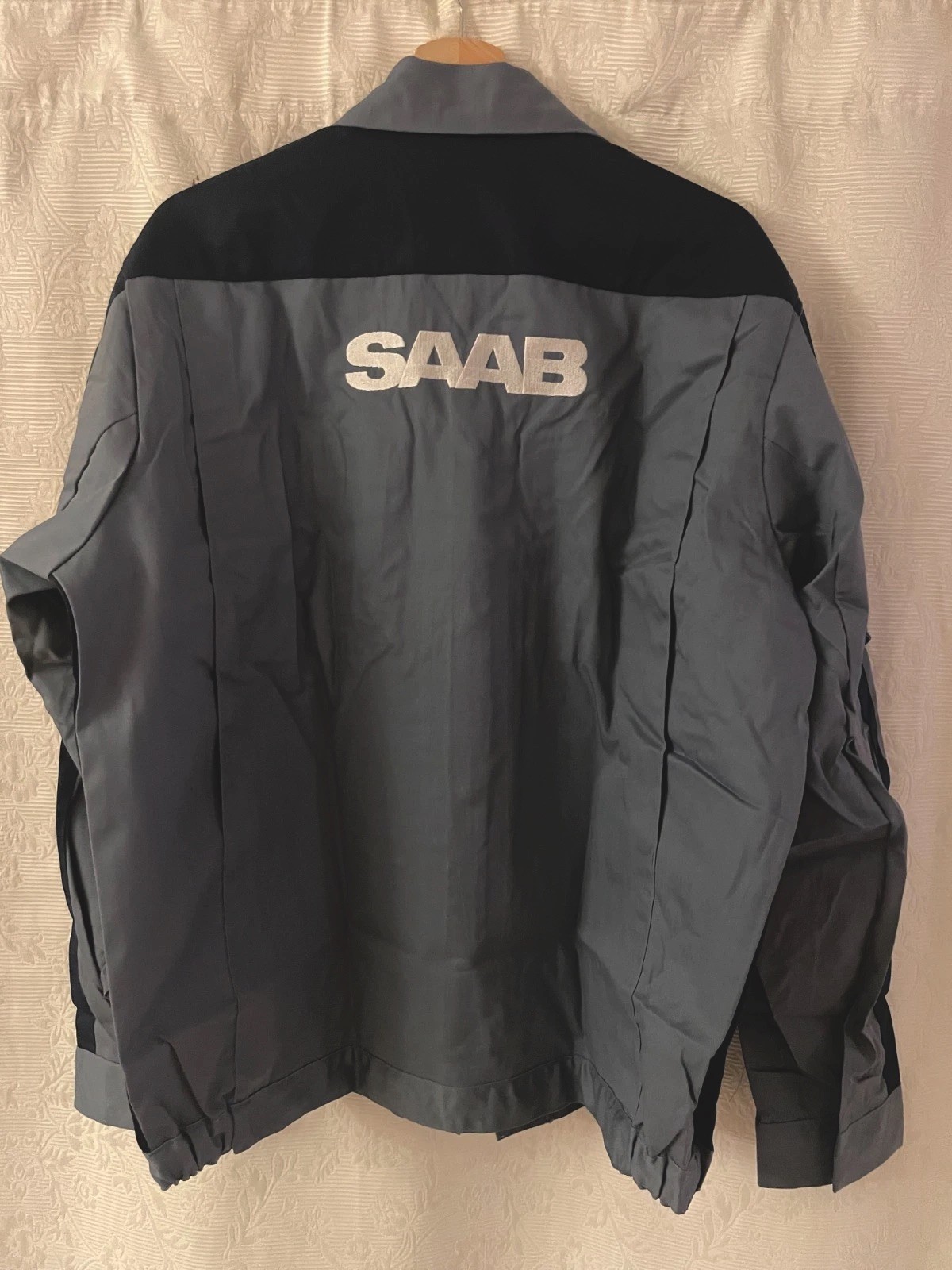 Mens Workwear Genuine SAAB Workshop Garage Short Jacket – Postman Blue