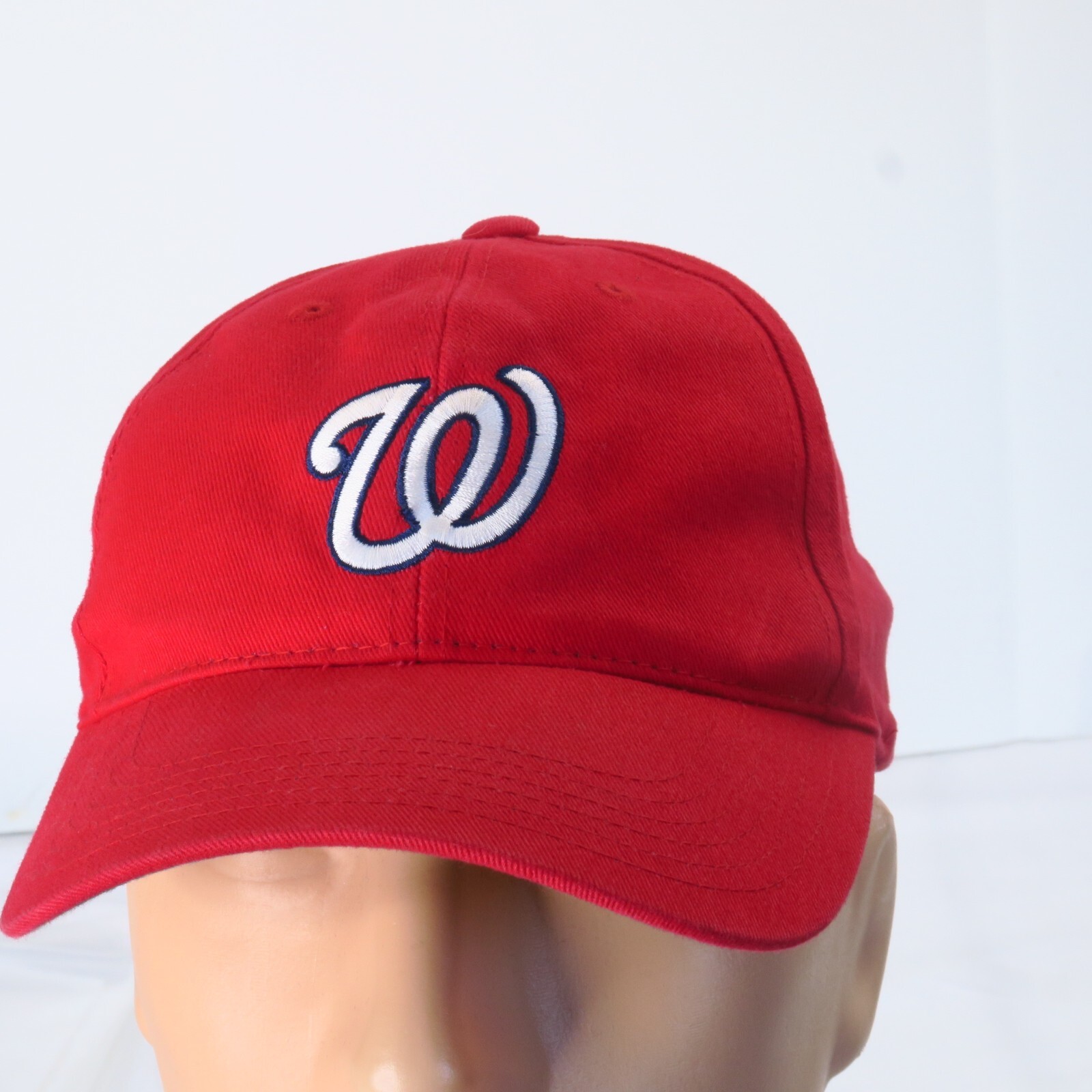 Washington Nationals MLB TEI Red Strapback Hat DC Baseball Regular Season